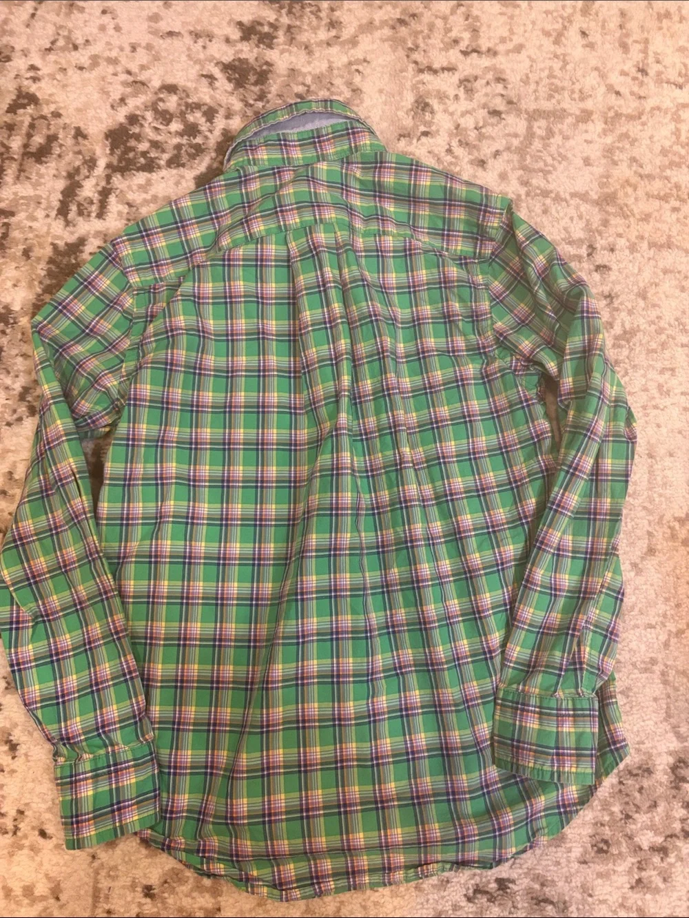 Ralph Lauren Green Plaid Button-Down Shirt